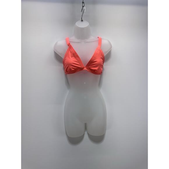 Lululemon Flow Y Sports Bra in a Bright Orange Coral Women’s Size 8 - Picture 1 of 7